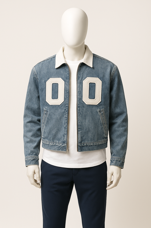 Acid Wash Cropped Jacket